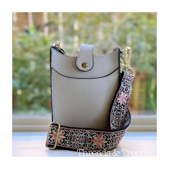 Handbags - Crossbody Boho Guitar Strap Bag.